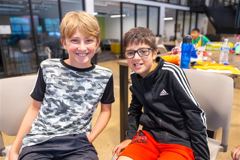 Students at a STEM Camp